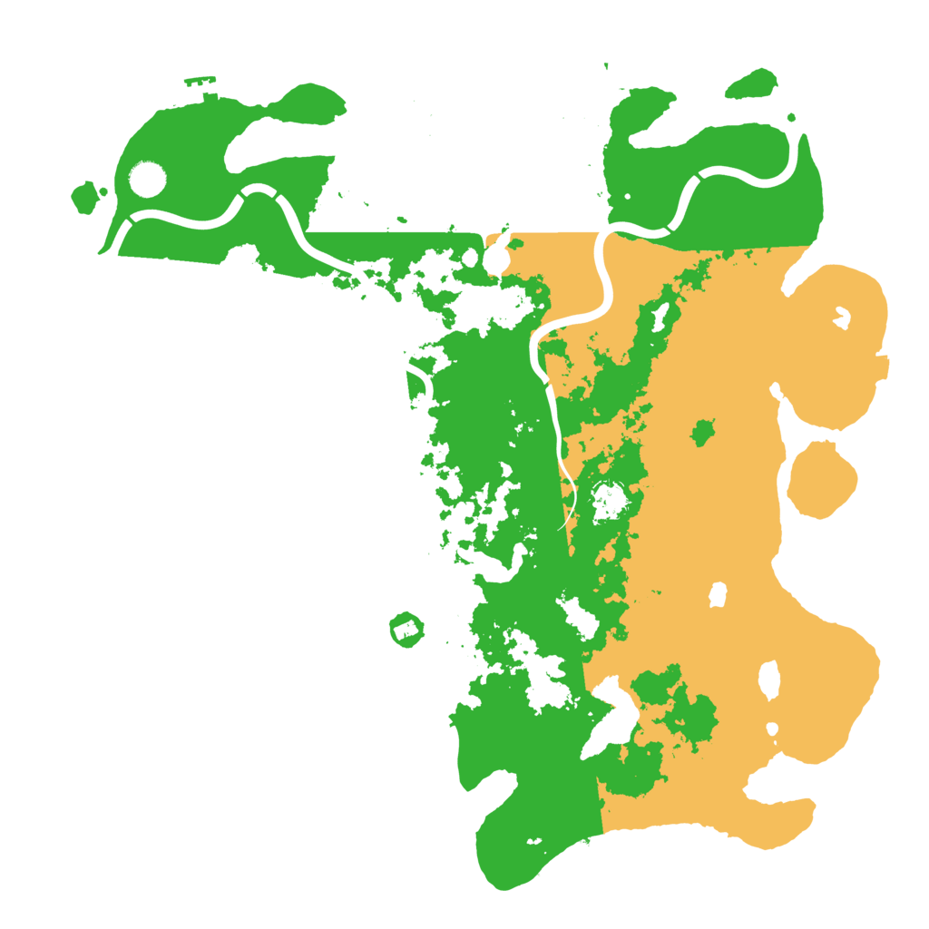 Biome Rust Map: Procedural Map, Size: 4500, Seed: 453253