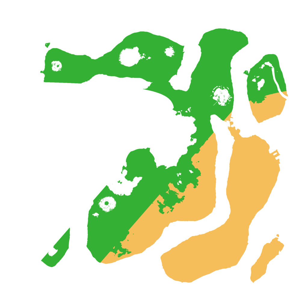 Biome Rust Map: Procedural Map, Size: 3000, Seed: 261138527