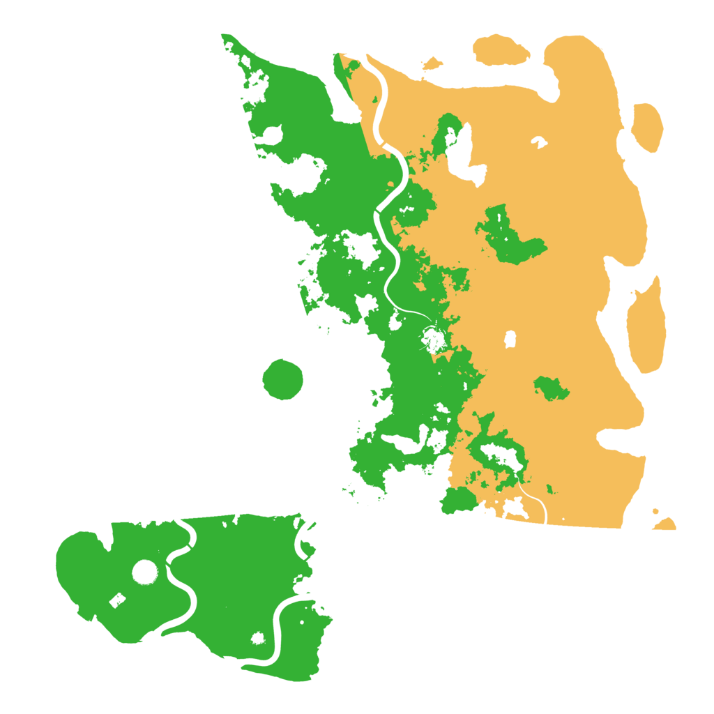 Biome Rust Map: Procedural Map, Size: 5000, Seed: 3323