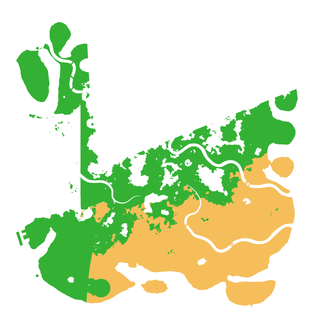 Biome Rust Map: Procedural Map, Size: 4600, Seed: 5