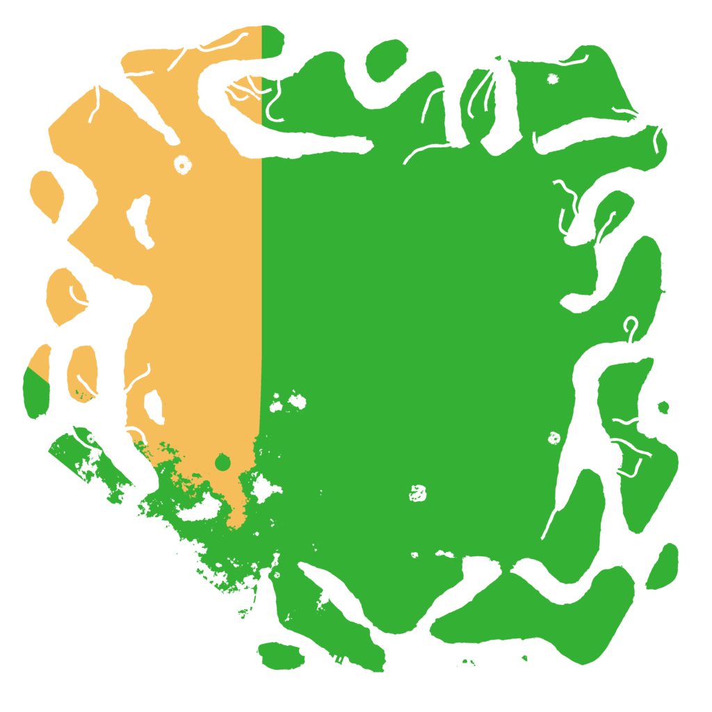 Biome Rust Map: Procedural Map, Size: 6000, Seed: 132465