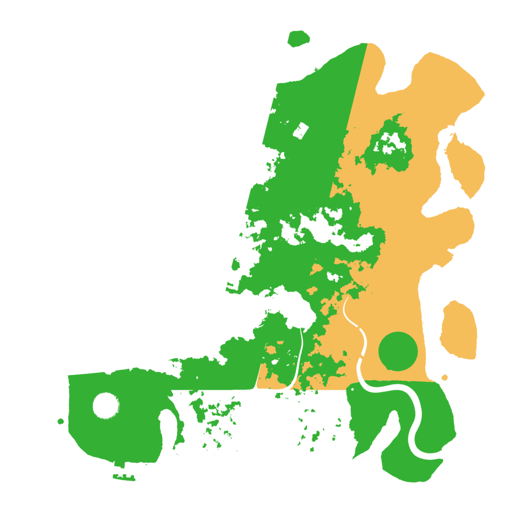 Biome Rust Map: Procedural Map, Size: 3500, Seed: 1821