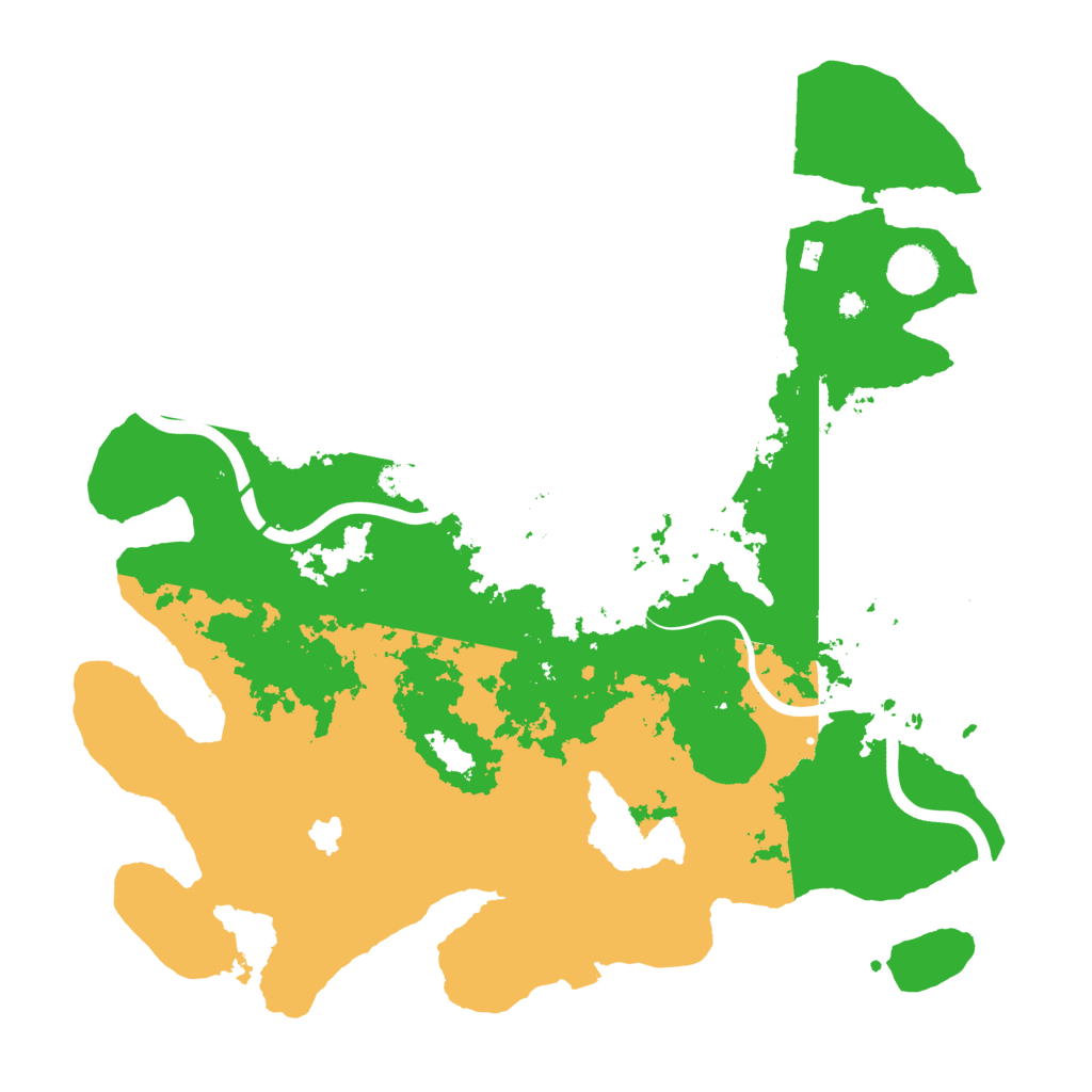 Biome Rust Map: Procedural Map, Size: 4000, Seed: 598096085