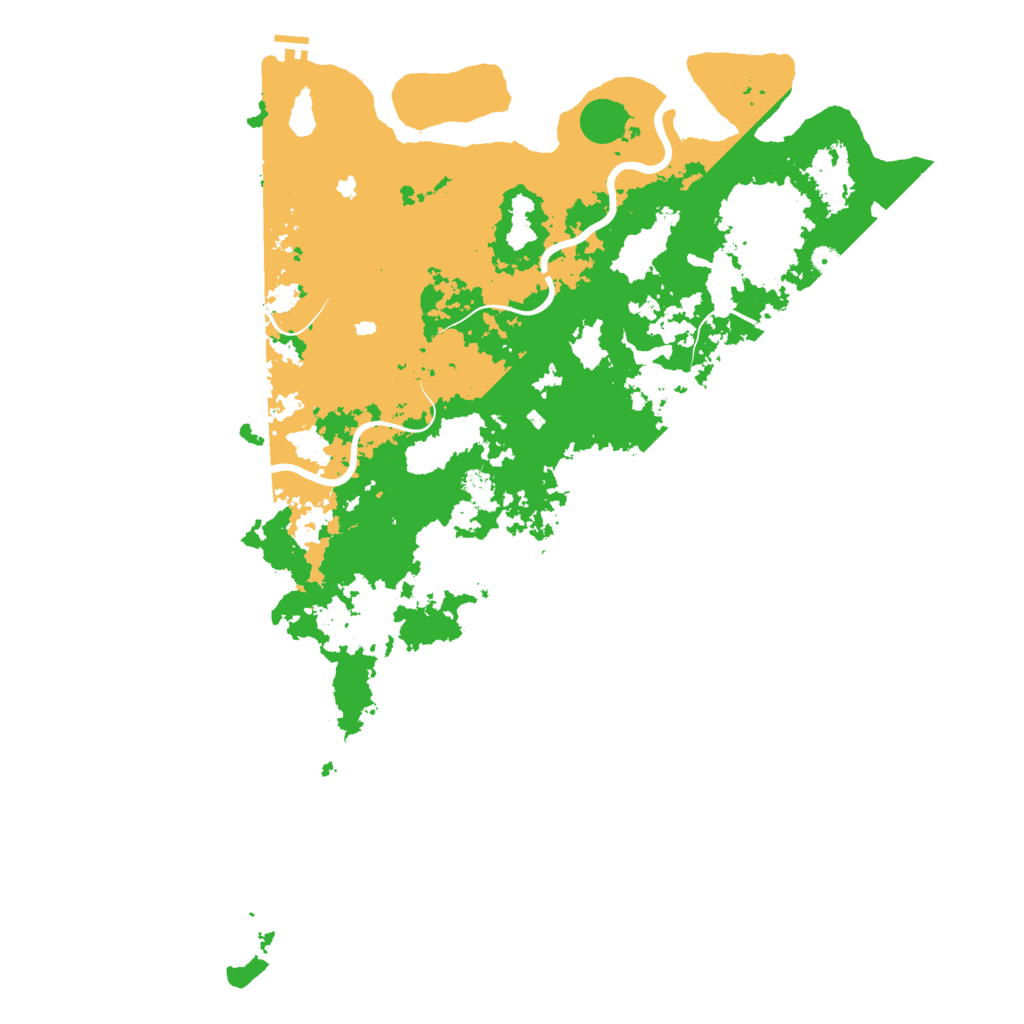 Biome Rust Map: Procedural Map, Size: 6000, Seed: 11439123