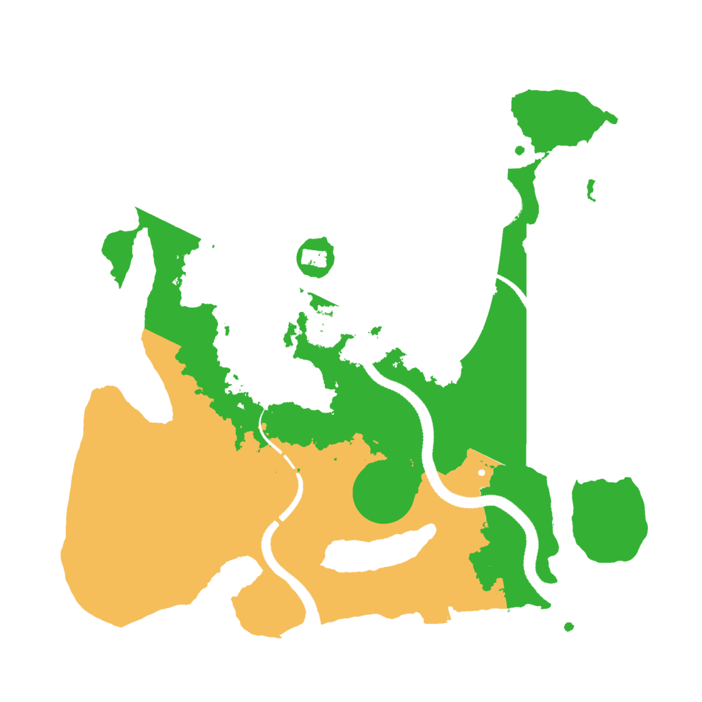 Biome Rust Map: Procedural Map, Size: 3000, Seed: 1230987532