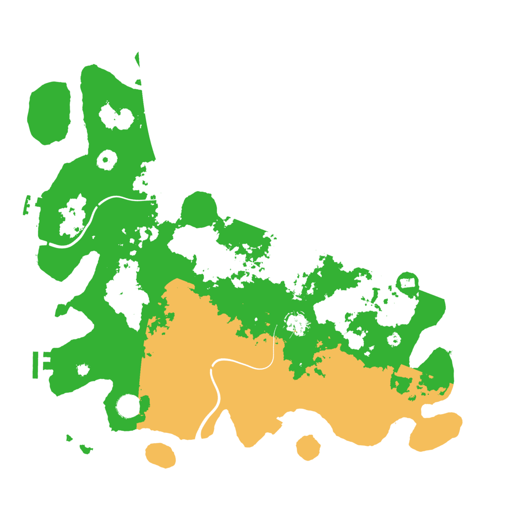 Biome Rust Map: Procedural Map, Size: 3800, Seed: 15021993