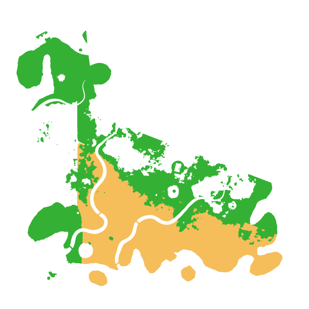 Biome Rust Map: Procedural Map, Size: 3800, Seed: 15021993