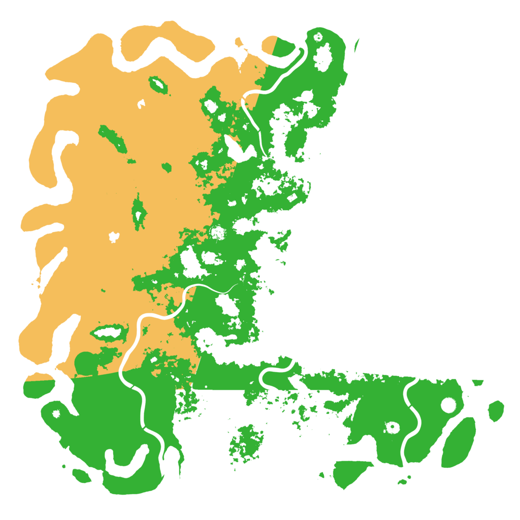 Biome Rust Map: Procedural Map, Size: 6000, Seed: 193764285