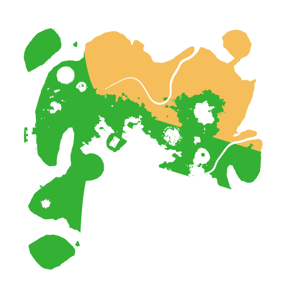 Biome Rust Map: Procedural Map, Size: 3000, Seed: 170575594