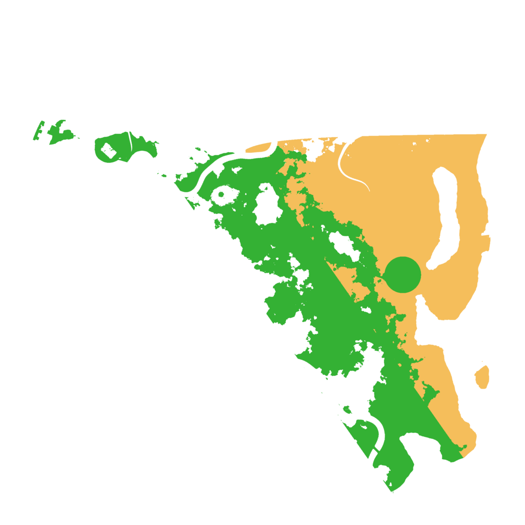 Biome Rust Map: Procedural Map, Size: 3800, Seed: 80040