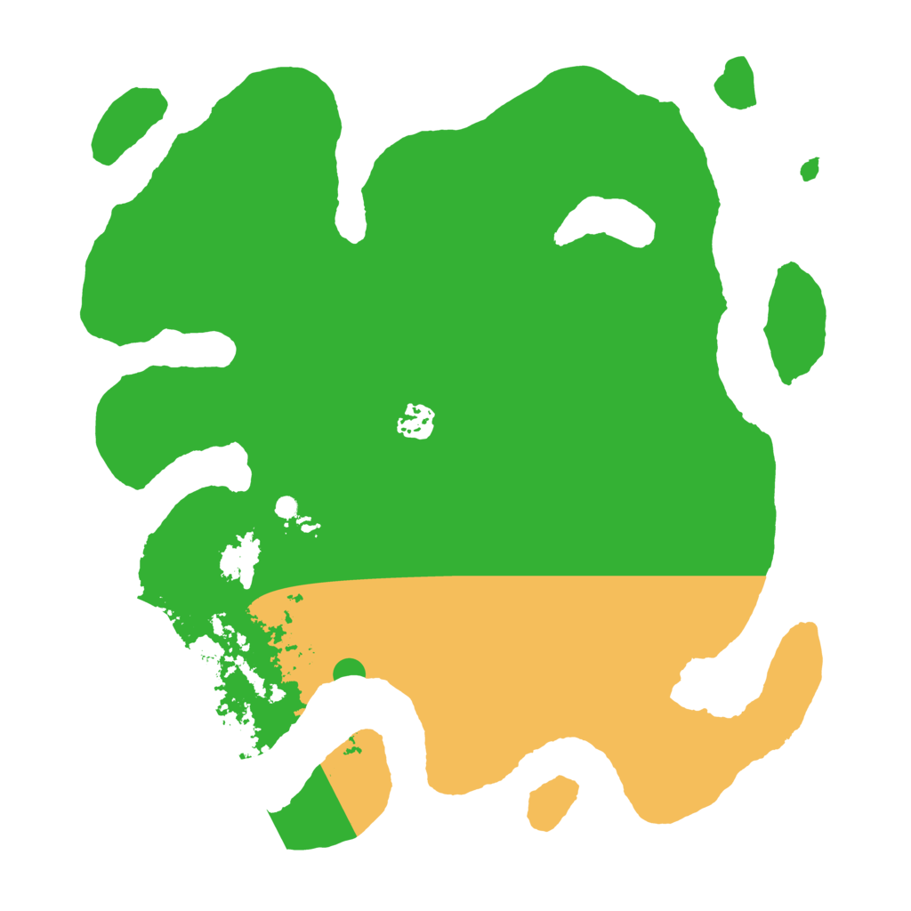 Biome Rust Map: Barren, Size: 3700, Seed: 523378891