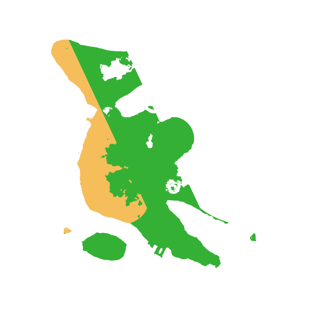 Biome Rust Map: Procedural Map, Size: 2200, Seed: 62246