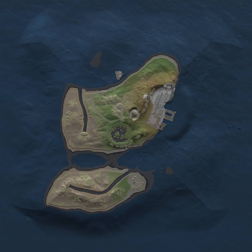 Rust Map: Procedural Map, Size: 1500, Seed: 512831238, 7 Monuments