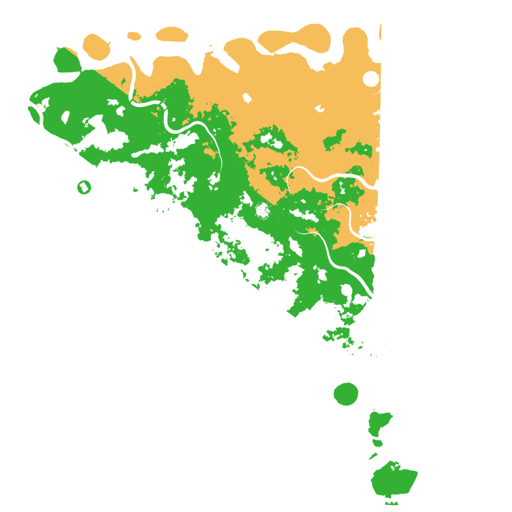 Biome Rust Map: Procedural Map, Size: 6000, Seed: 555666777