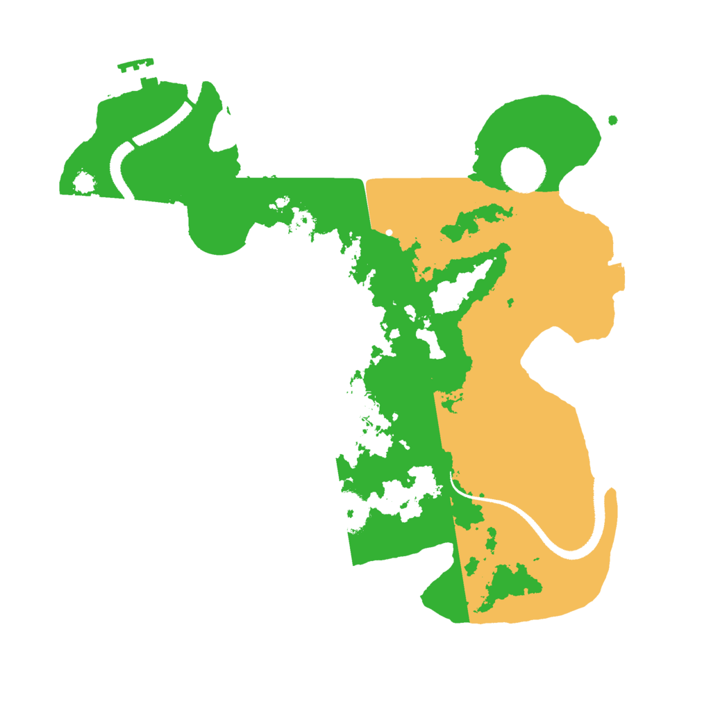 Biome Rust Map: Procedural Map, Size: 3000, Seed: 1182130030