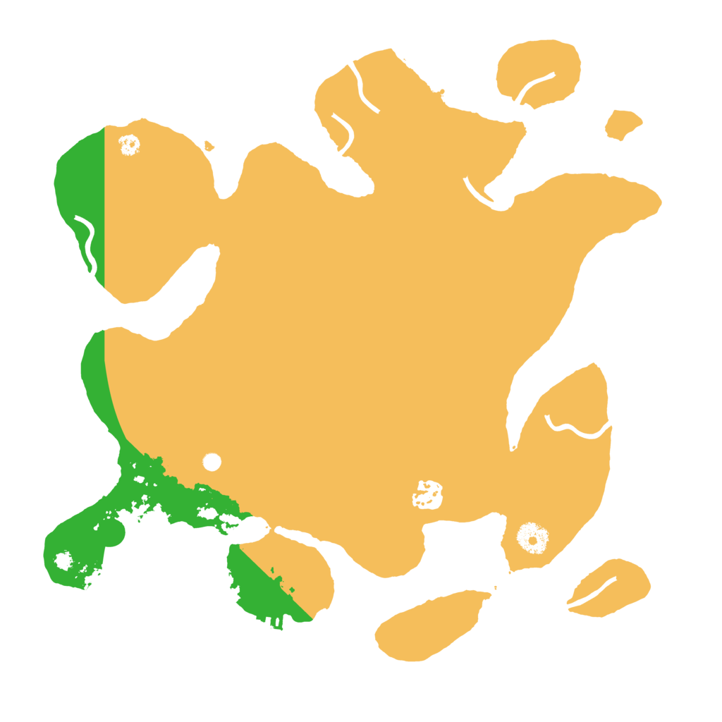 Biome Rust Map: Procedural Map, Size: 3500, Seed: 571412