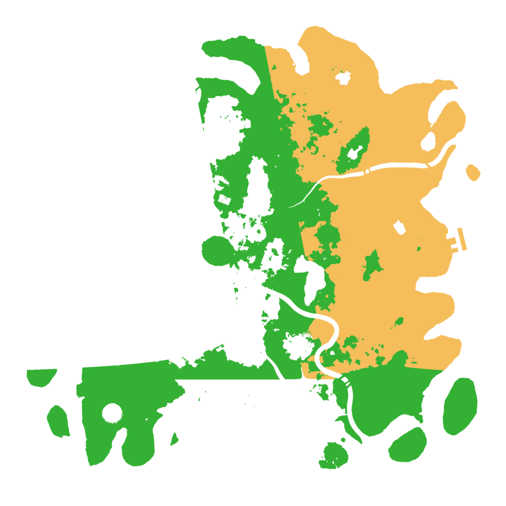 Biome Rust Map: Procedural Map, Size: 4500, Seed: 503408