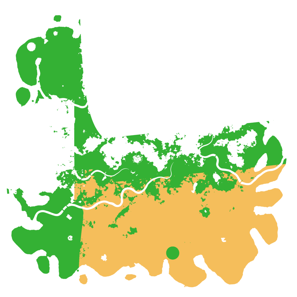 Biome Rust Map: Procedural Map, Size: 6000, Seed: 12594