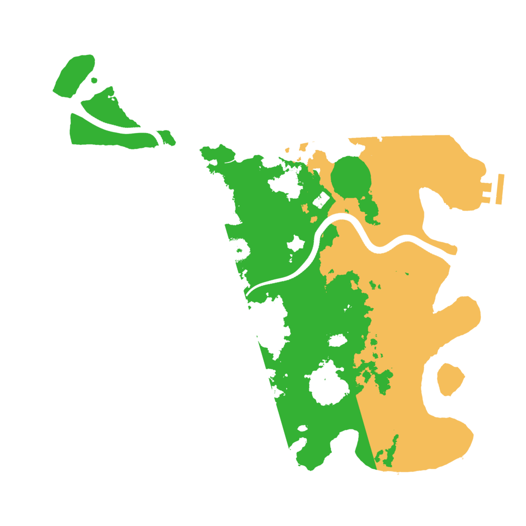 Biome Rust Map: Procedural Map, Size: 3500, Seed: 1612311