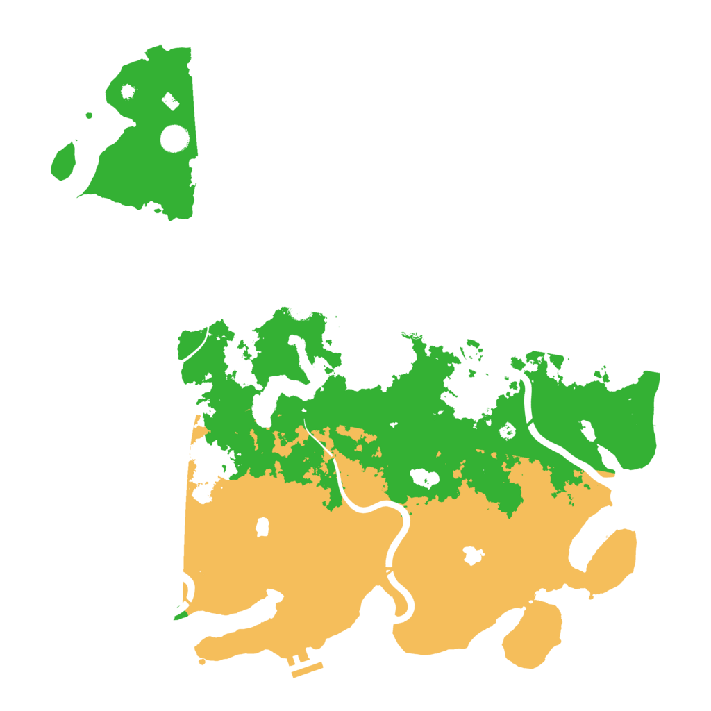Biome Rust Map: Procedural Map, Size: 4500, Seed: 3242351
