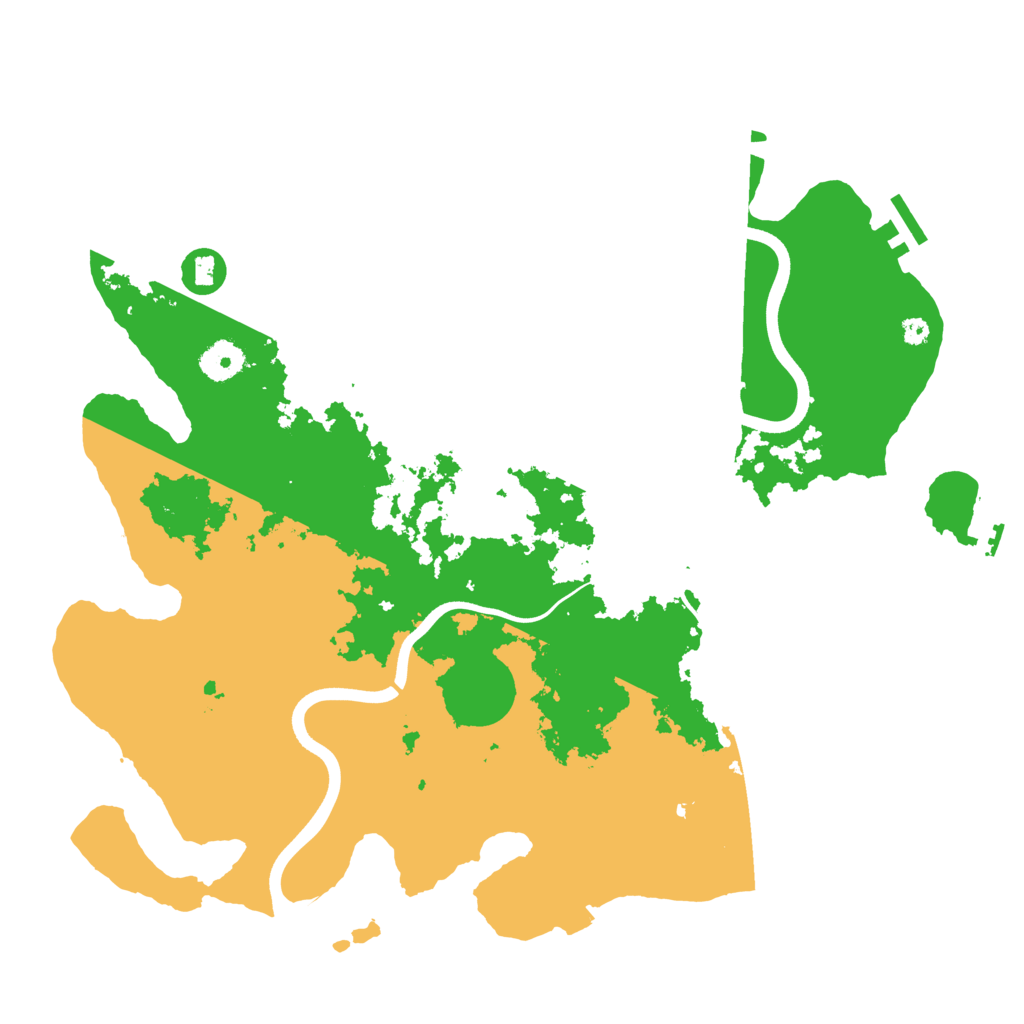 Biome Rust Map: Procedural Map, Size: 3800, Seed: 10940287