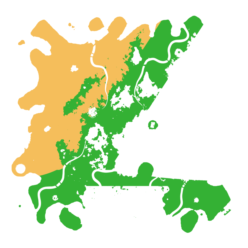 Biome Rust Map: Procedural Map, Size: 4500, Seed: 1161526736