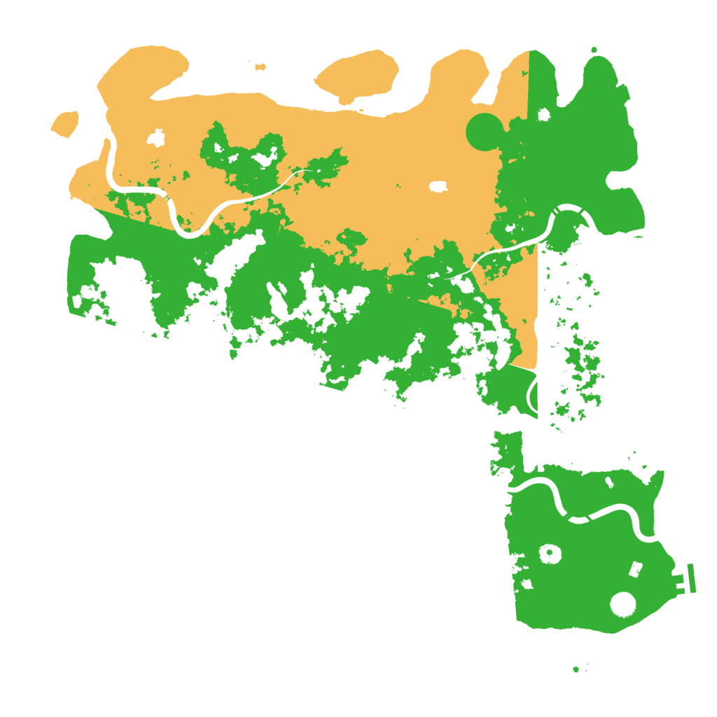 Biome Rust Map: Procedural Map, Size: 4977, Seed: 2147483647