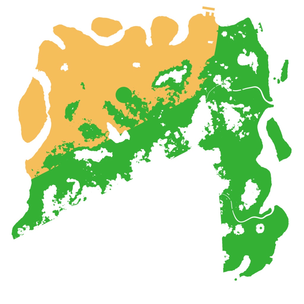 Biome Rust Map: Procedural Map, Size: 4990, Seed: 1412062406