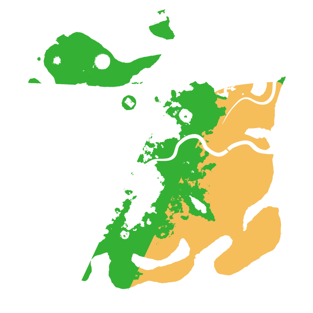 Biome Rust Map: Procedural Map, Size: 3600, Seed: 690347647