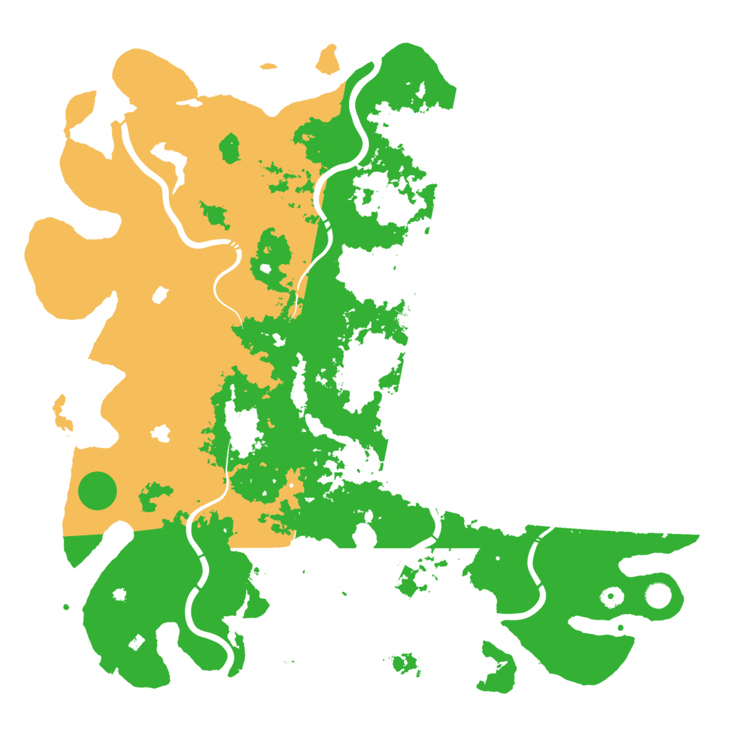 Biome Rust Map: Procedural Map, Size: 5000, Seed: 2421783