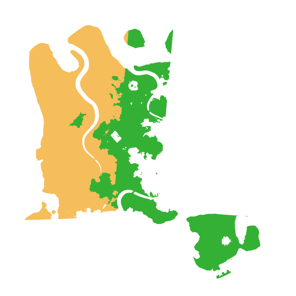 Biome Rust Map: Procedural Map, Size: 3000, Seed: 498917194
