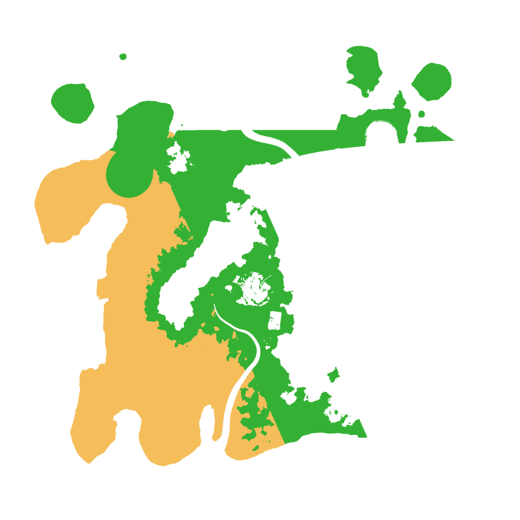 Biome Rust Map: Procedural Map, Size: 3000, Seed: 1286722289