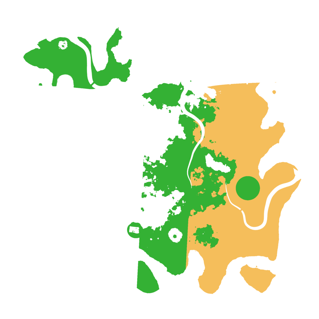 Biome Rust Map: Procedural Map, Size: 3500, Seed: 1012992731