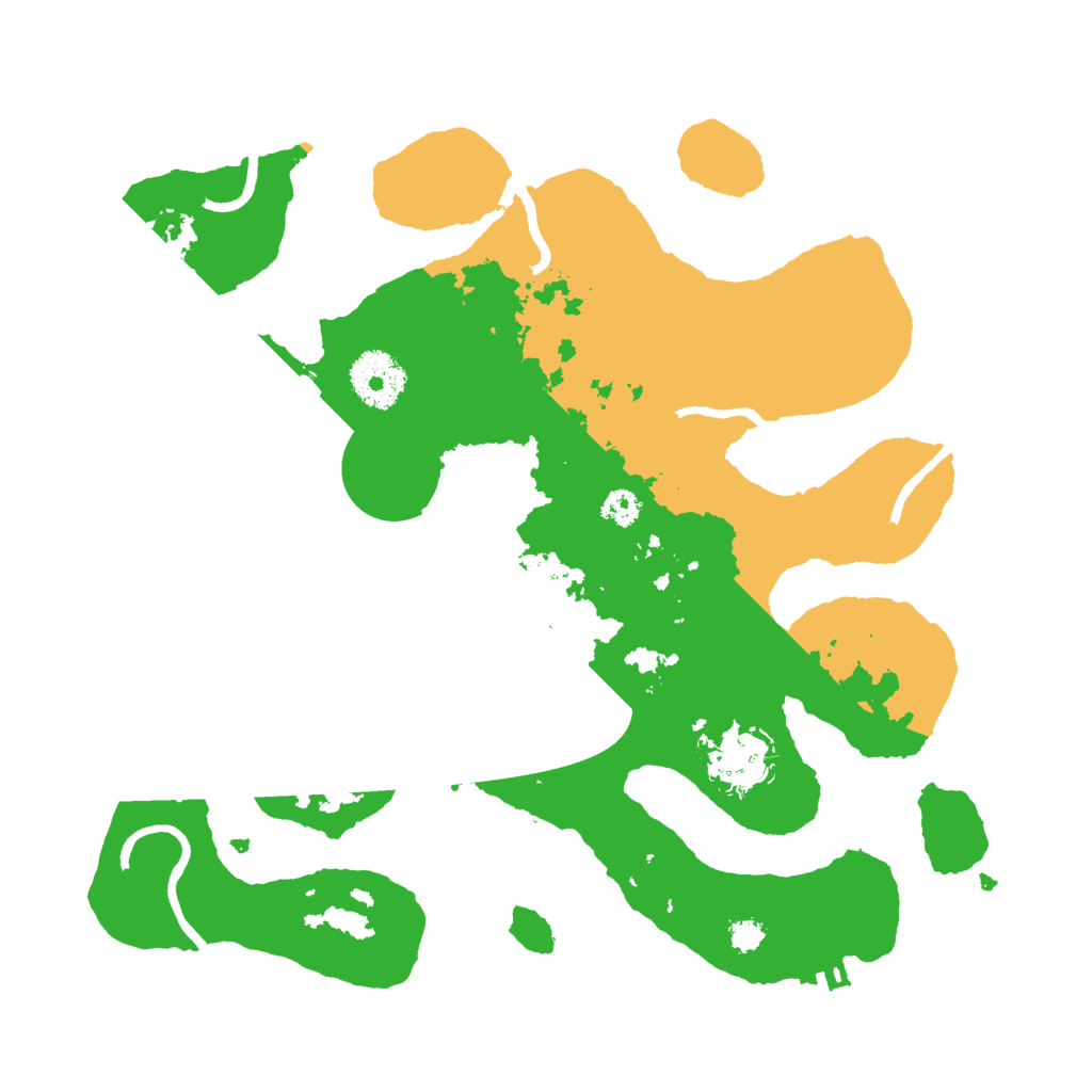 Biome Rust Map: Procedural Map, Size: 3000, Seed: 48721