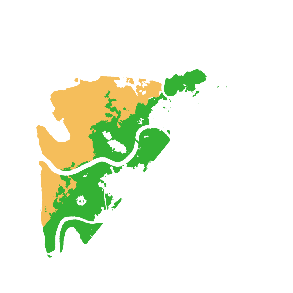 Biome Rust Map: Procedural Map, Size: 3000, Seed: 41700