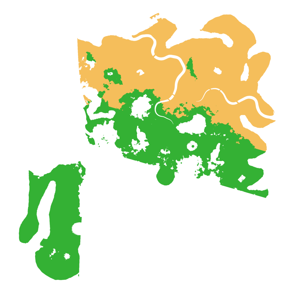 Biome Rust Map: Procedural Map, Size: 4500, Seed: 773342352