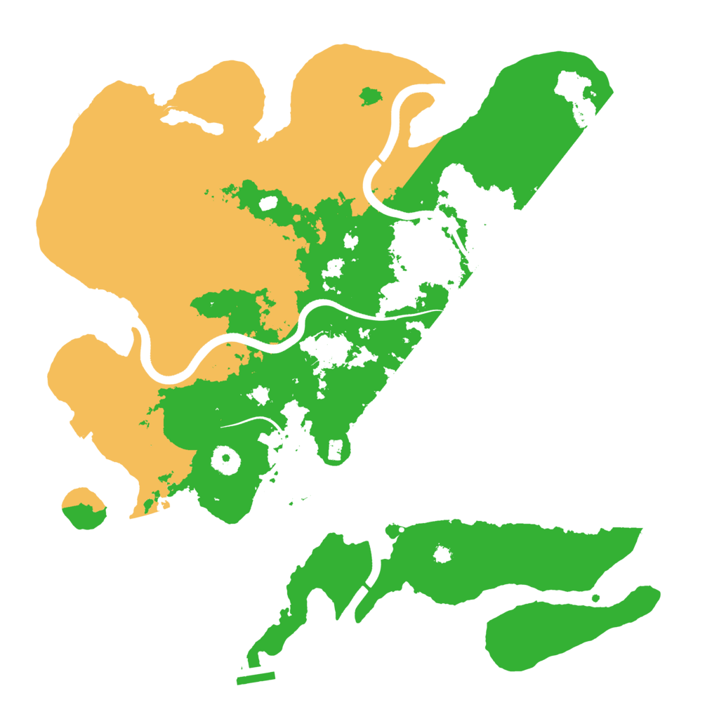 Biome Rust Map: Procedural Map, Size: 3750, Seed: 1302150269