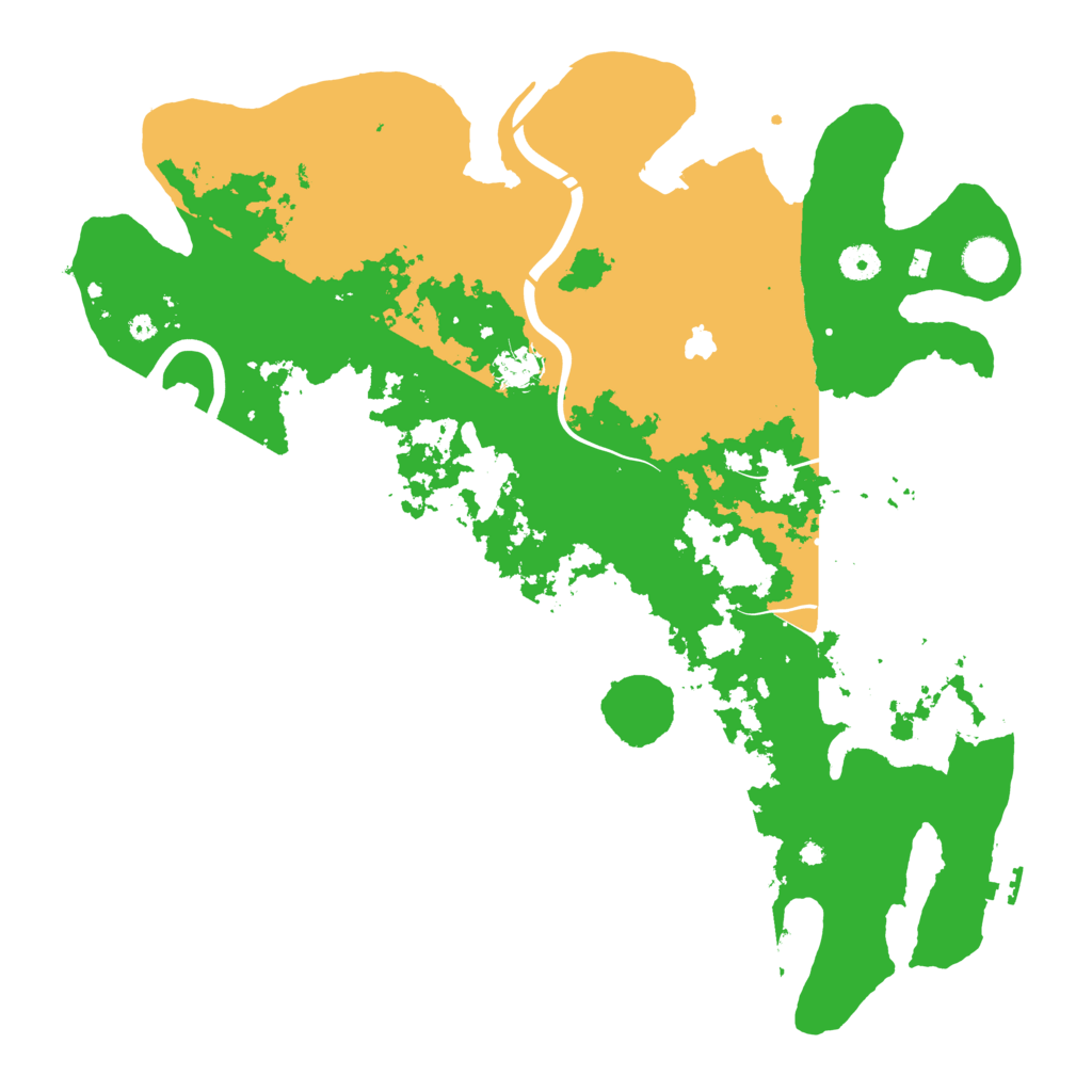 Biome Rust Map: Procedural Map, Size: 4250, Seed: 904027334