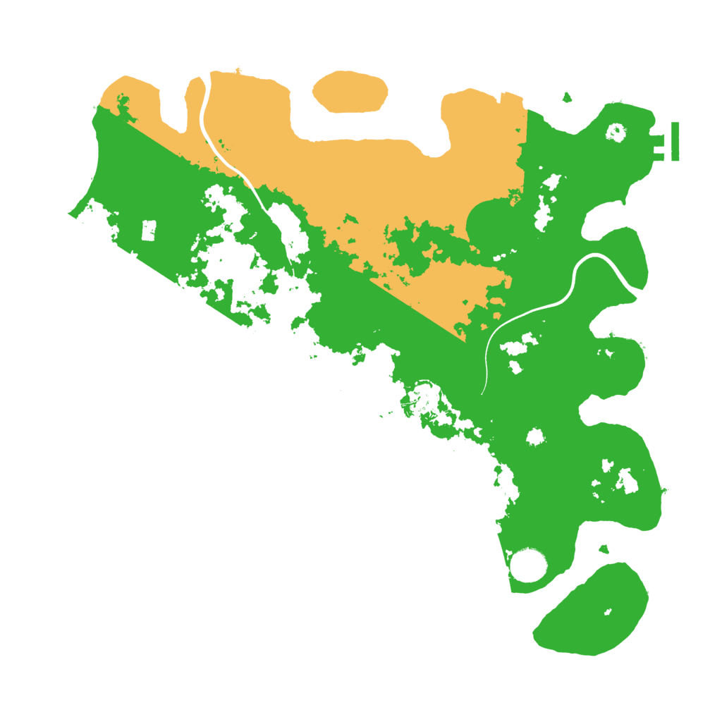 Biome Rust Map: Procedural Map, Size: 3750, Seed: 77458844