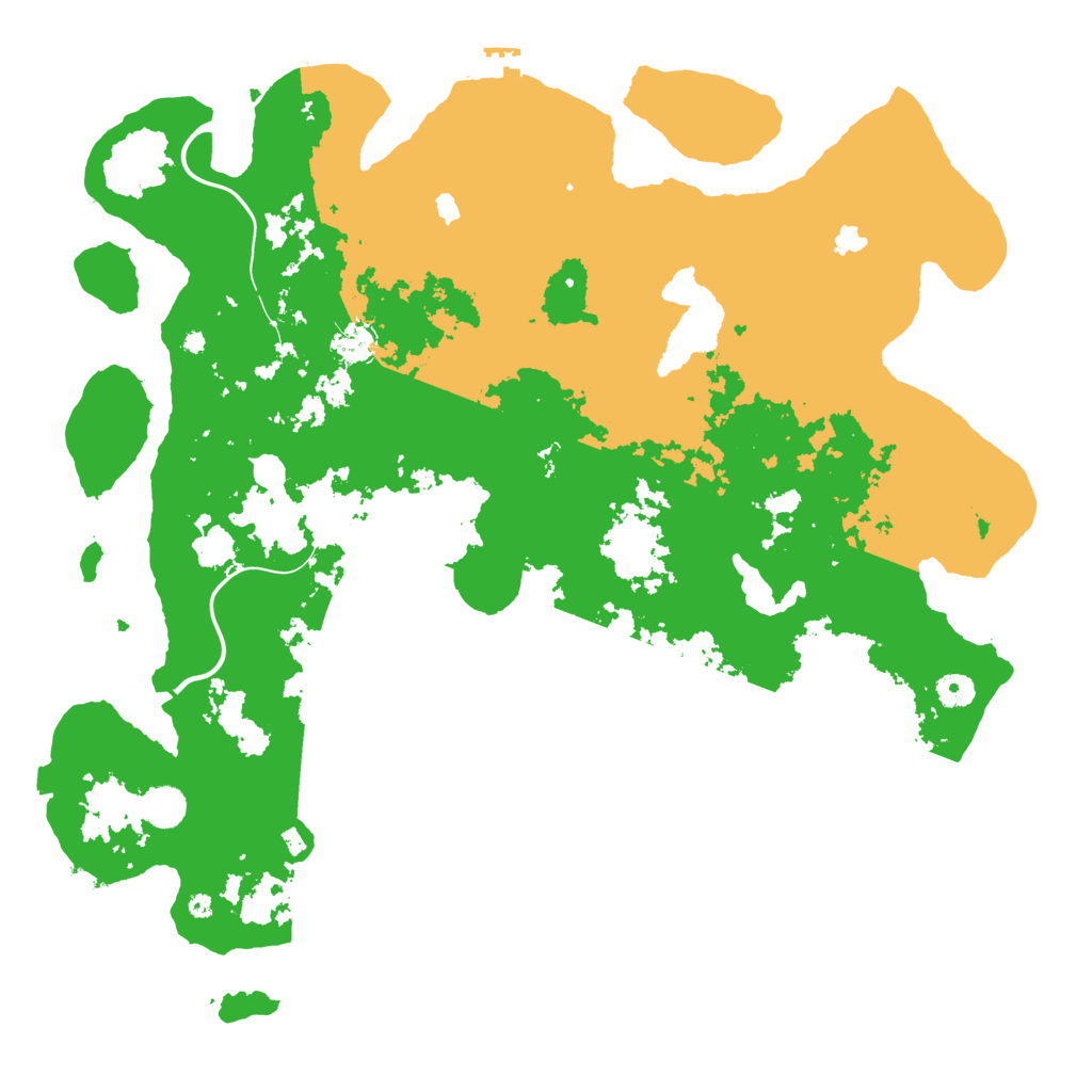 Biome Rust Map: Procedural Map, Size: 4500, Seed: 66128