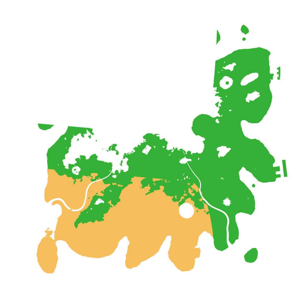 Biome Rust Map: Procedural Map, Size: 3500, Seed: 2060001385