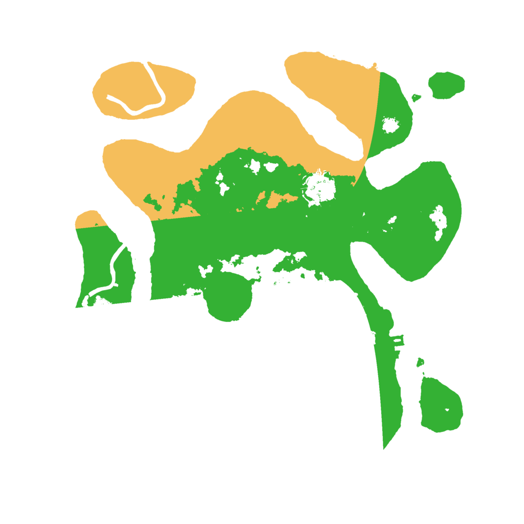 Biome Rust Map: Procedural Map, Size: 3000, Seed: 1300909501