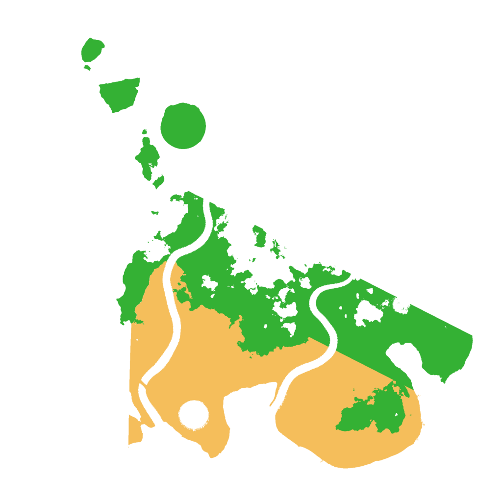 Biome Rust Map: Procedural Map, Size: 3000, Seed: 145194