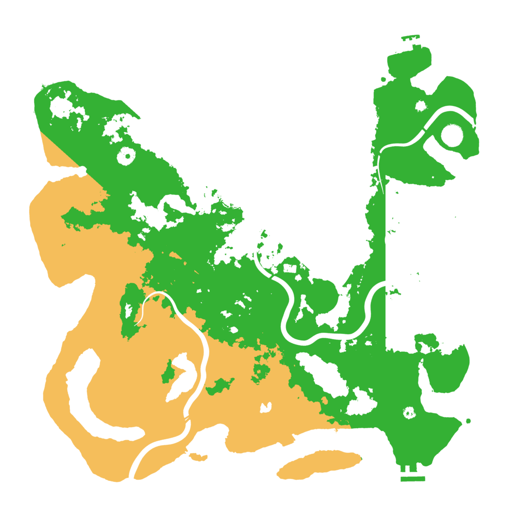 Biome Rust Map: Procedural Map, Size: 4250, Seed: 778289632