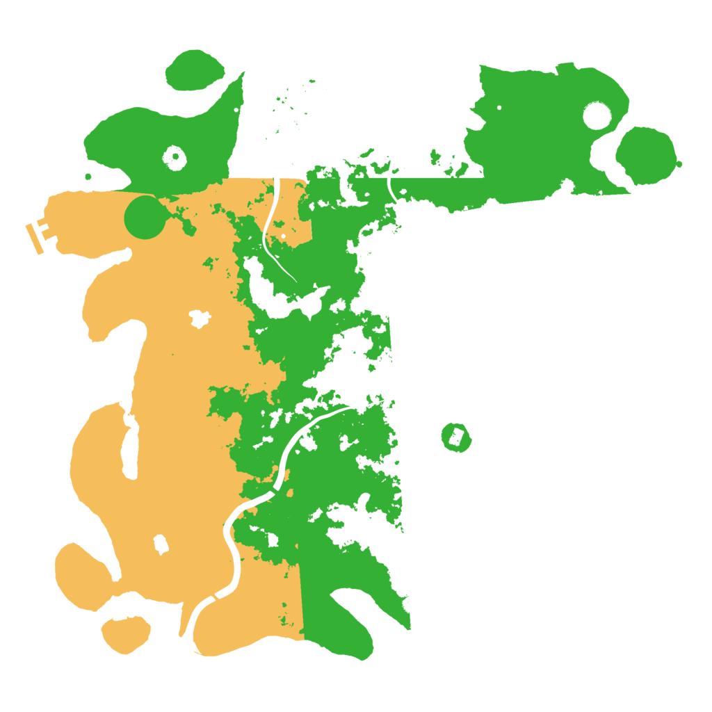Biome Rust Map: Procedural Map, Size: 4500, Seed: 603575767