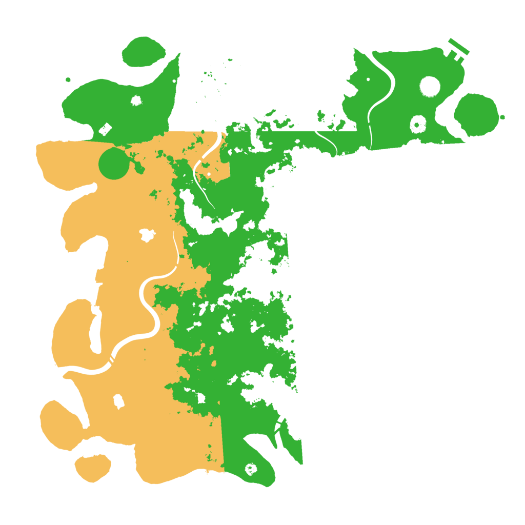 Biome Rust Map: Procedural Map, Size: 4500, Seed: 603575767