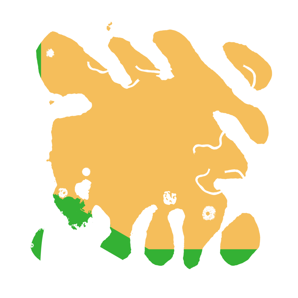 Biome Rust Map: Procedural Map, Size: 3200, Seed: 195865