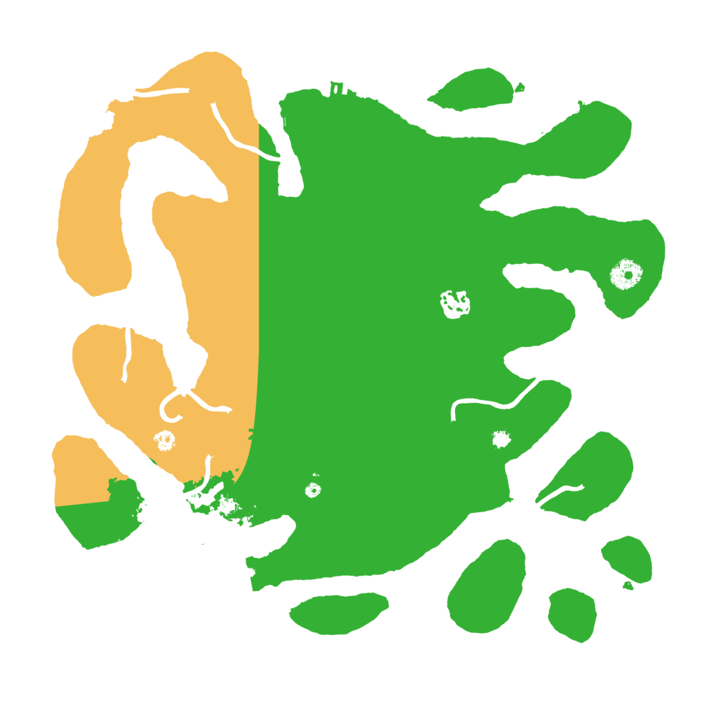 Biome Rust Map: Procedural Map, Size: 3500, Seed: 55326