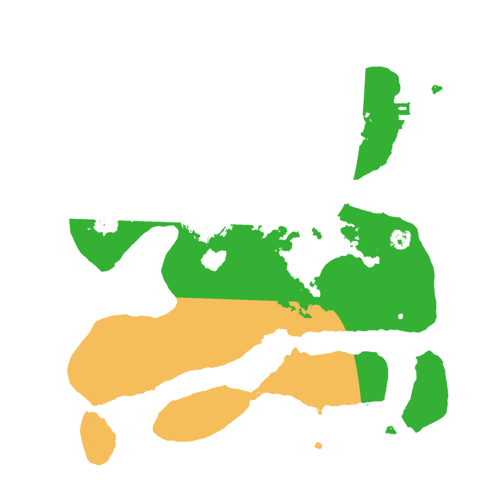 Biome Rust Map: Procedural Map, Size: 2500, Seed: 964211659