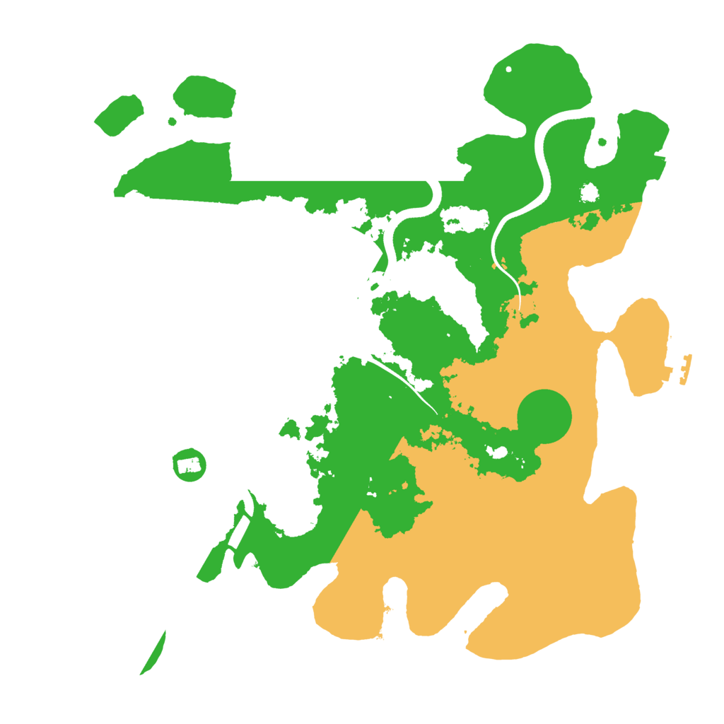 Biome Rust Map: Procedural Map, Size: 3507, Seed: 13890